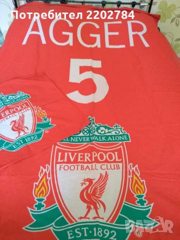 FC Liverpool,Daniel Agger,спален комплект, снимка 1
