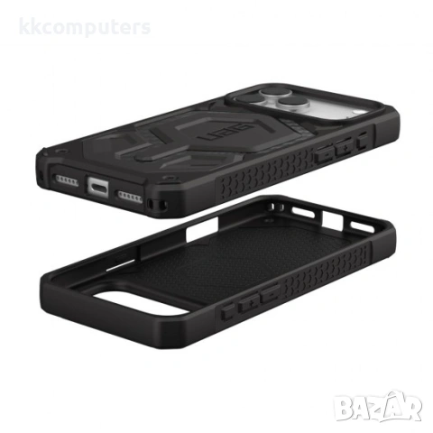 Оригинален кейс UAG Monarch Pro Carbon Fiber, За iPhone 17 Pro Max (6.9), Черен и Протектор, снимка 7 - Калъфи, кейсове - 54161033