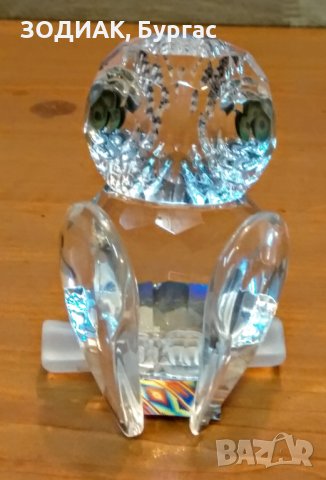 Статуетка БУХАЛ - стъкло, 8 см, снимка 3 - Статуетки - 28337173