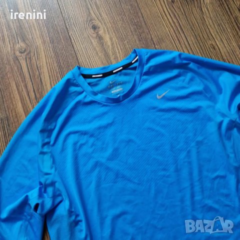 Страхотна мъжка спортна блуза NIKE RUN размер L , снимка 5 - Блузи - 40090938