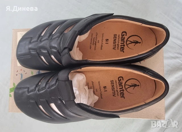 Дамски сандали Ganter естествена кожа 38-39 н, снимка 2 - Сандали - 54152447