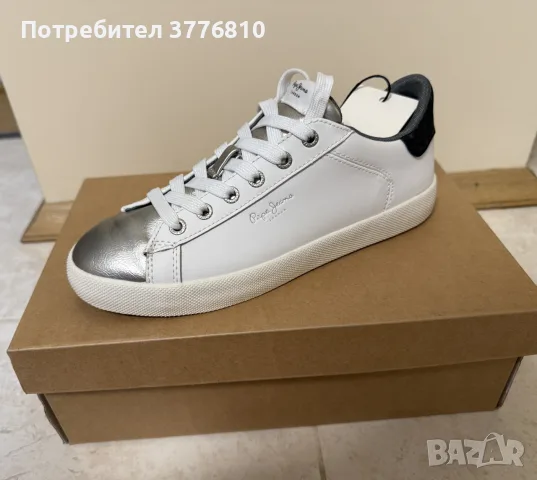Дамски кожени кецове - Pepe Jeans, снимка 2 - Кецове - 55939880
