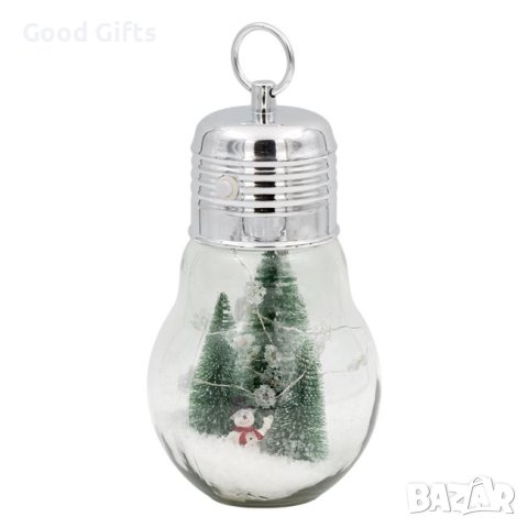 LED Коледна светеща лампа Крушка, 26см, снимка 2 - Декорация за дома - 42704029