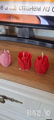 букет от соеви свещи , снимка 4 - Декорация за дома - 54004913