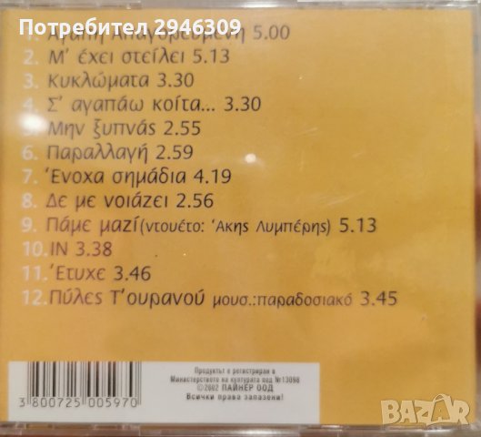 Anneta Marmarinou - Kiklomata(2002), снимка 2 - CD дискове - 42352377