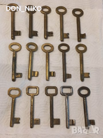 Бронзови Ключове 100 Бройки, снимка 3 - Антикварни и старинни предмети - 39664835