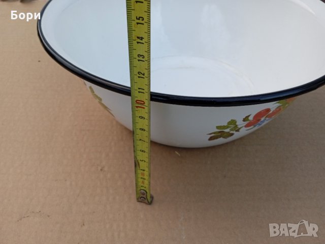 Стара емайлирана купа  не е ползвана, снимка 7 - Съдове за готвене - 35586370