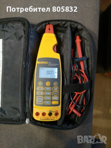 Fluke 773 Процесен Калибратор с Амперклещи, снимка 3 - Клещи - 51843525