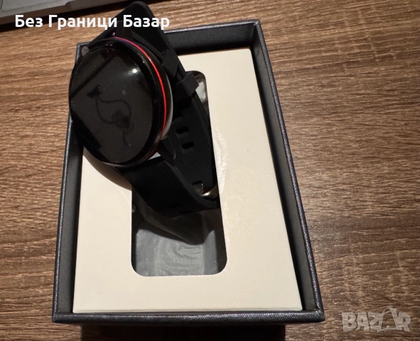 Нов Смарт часовник с кръгъл дисплей и силиконова и платнена каишка