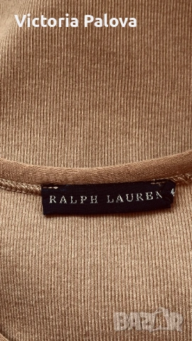 Елегантен топ халтер RALPH LAUREN, американско рамо, 100% памук, Перу, снимка 8 - Корсети, бюстиета, топове - 53983235