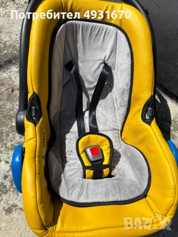 Количка 3 в 1 Krausman, Nexxo Yellow, снимка 6 - Детски колички - 56271155