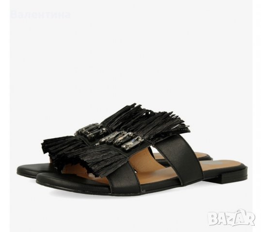 Чехли естествена кожа Gioseppo , снимка 2 - Чехли - 36888620