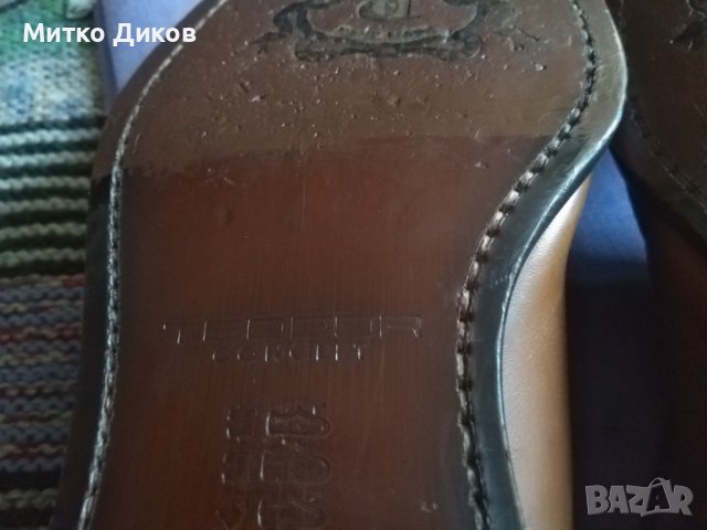 Teodor маркови български официални обувки естествена кожа №42 стелка 275мм като нови, снимка 15 - Официални обувки - 39245317