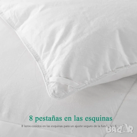 200x200см Премиум Зимна Завивка с Естествен Гъши Пух (1520гр), APSMILE, снимка 9 - Олекотени завивки и одеяла - 52462595