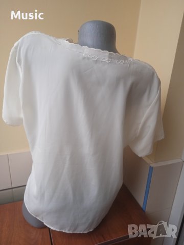 Винтидж / Vintage дамска риза с къс ръкав, снимка 2 - Ризи - 39799787