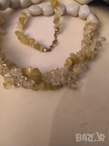 разпродажба РЕТРО ОГЪРЛИЦА ЕСТЕСТВЕНИ КАМЪНИ РЪЧНА ИЗРАБОТКА НАМАЛЕНИЕ , снимка 4 - Колиета, медальони, синджири - 42798222