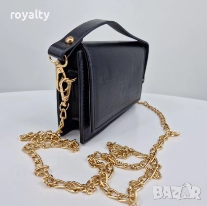 Черна Дамска Чанта , снимка 2 - Чанти - 52077068