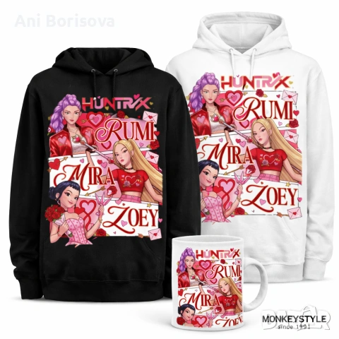 HUNTR/X детски тениски и суитшъри – нови модели, снимка 6 - Детски комплекти - 54087218