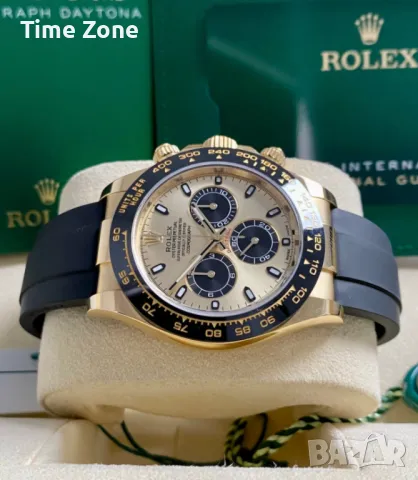 Rolex Cosmograph Daytona 40mm Yellow Gold Champagne Dial Ceramic Automatic Различни Варианти, снимка 5 - Мъжки - 48184171