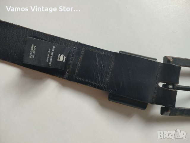 GStar Raw Leather Belt - Мъжки Колан Естествена Кожа, снимка 2 - Колани - 38577892