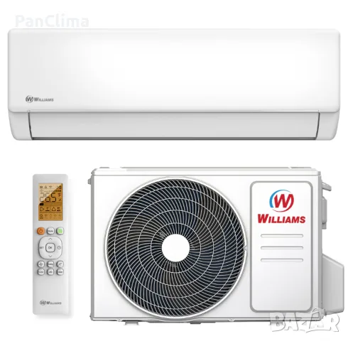 Инверторен климатик Williams Glory WSAG-09NR3/WSOG-09NRX, 9 000 BTU, клас A++, Wi-Fi