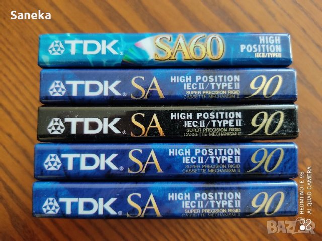 TDK SA 60,90, снимка 3 - Аудио касети - 40118215