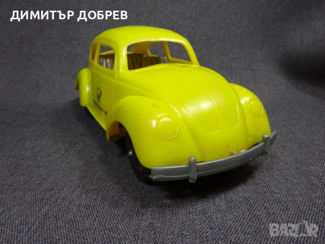 СТАРА РЕТРО ПЛАСТМАСОВА ИГРАЧКА КОЛИЧКА VOLKSWAGEN, снимка 7 - Колекции - 54105993