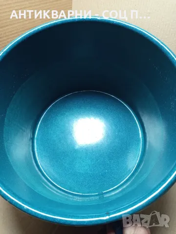 Соц Стара Емайлирана Голяма Тенджера Казан 35лт., снимка 5 - Антикварни и старинни предмети - 49667644