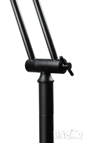 Продавам нова LED лампа Unilux Dely 30W с регулируема стойка, височина 1.8 м, черна, снимка 3 - Други - 47578751