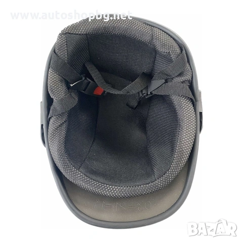 Каска за мотопед/скутер черен мат, снимка 2 - Аксесоари и консумативи - 53983629