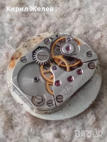 Механизъм с циферблат от стар ръчен часовник 51437, снимка 6 - Мъжки - 52270163