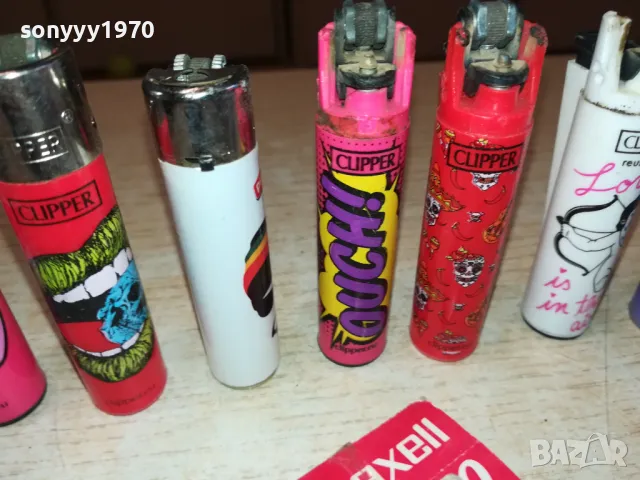 CLIPPER ЛОТ 7-10БР ЗАПАЛКИ КОЛЕКЦИЯ 2612241417, снимка 5 - Колекции - 48462705