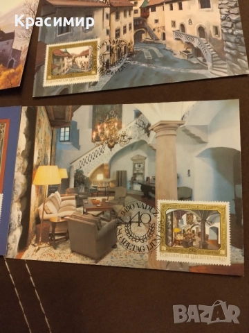 Пощенски картички Лихтенщайн 1978 г , снимка 9 - Филателия - 52013659