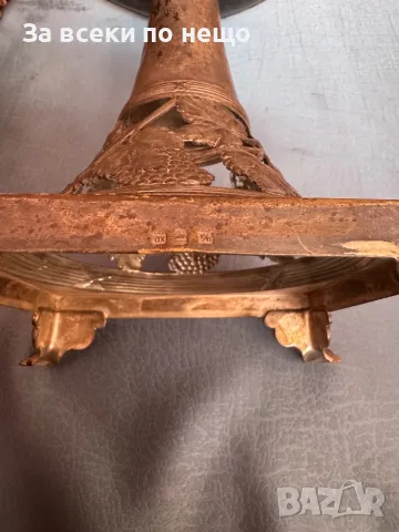 Немска стара посребрена фруктиера с маркировки - WMF, снимка 14 - Антикварни и старинни предмети - 50319468