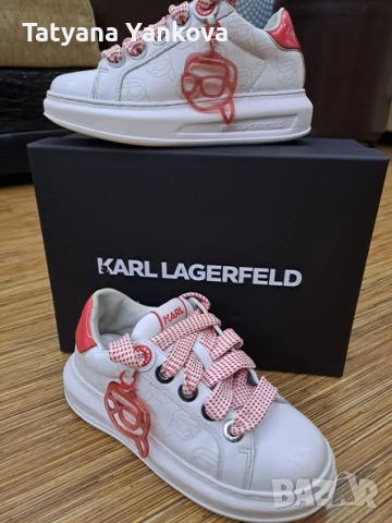 Продавам оригинални маратонки Karl Lagerfeld , снимка 4 - Детски маратонки - 53969632