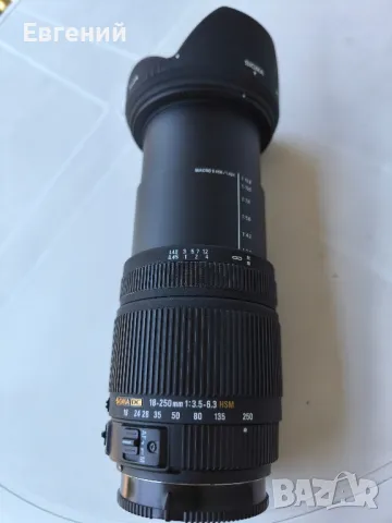 объектив Sigma 18 - 250 байонет Sony А, снимка 2 - Обективи и филтри - 48121687