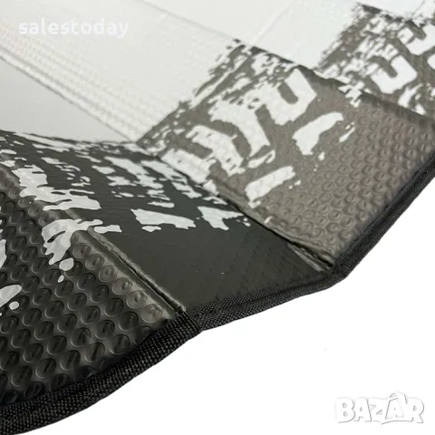 Сенник за кола за предно стъкло - 140x70см, сив, снимка 3 - Аксесоари и консумативи - 50251544