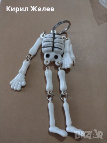 Ключодържател човешки скелет материал пластмаса аксесоар за декориране - 18614