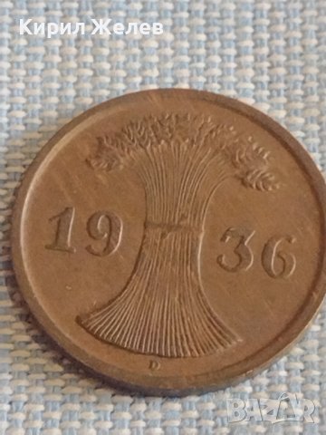 Лот монети 6 броя райхспфенинга Германия различни години и номинали за КОЛЕКЦИОНЕРИ 31494, снимка 3 - Нумизматика и бонистика - 44473216