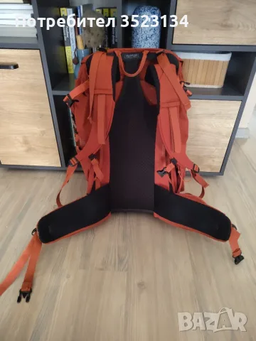 QUECHUA ТУРИСТИЧЕСКА РАНИЦА ЗА ПЛАНИНСКИ ПРЕХОДИ MH500, 38 ЛИТРА, ОРАНЖЕВО-КАФЯВА, снимка 5 - Спортна екипировка - 55638857