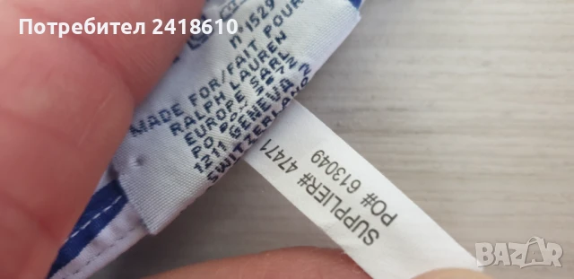 POLO Ralph Lauren  Cotton Custom Fit Mens Size L ОРИГИНАЛ! НОВО! Мъжка Риза!, снимка 12 - Ризи - 50577795