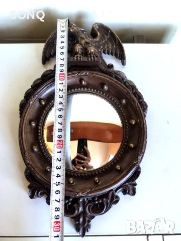 Оригинално Старо Американско Огледало, снимка 8 - Антикварни и старинни предмети - 54020269