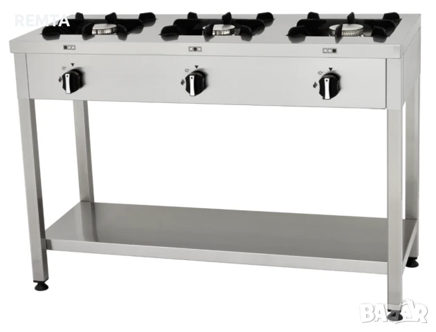 Газов котлон с 3 горелки (21 kW) долен плот 120х50 см