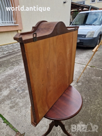 Чудесна антикварна френска дървена витрина за стена , снимка 7 - Антикварни и старинни предмети - 52138981