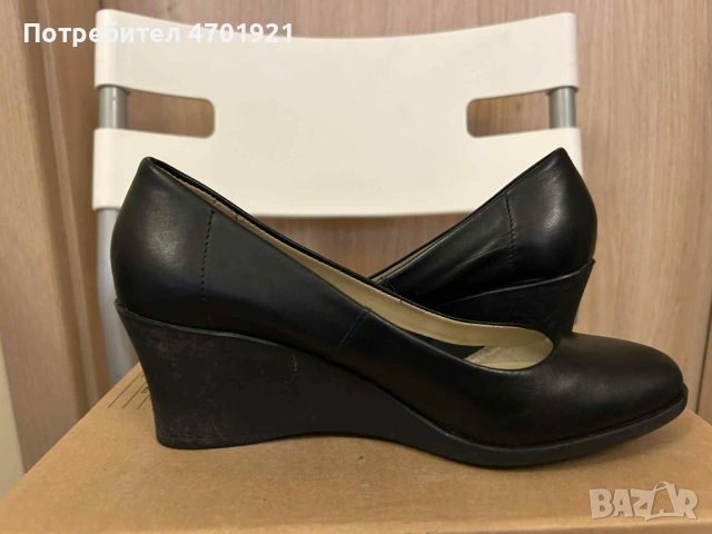 Черни обувки на платформа, снимка 4 - Дамски обувки на ток - 53136927