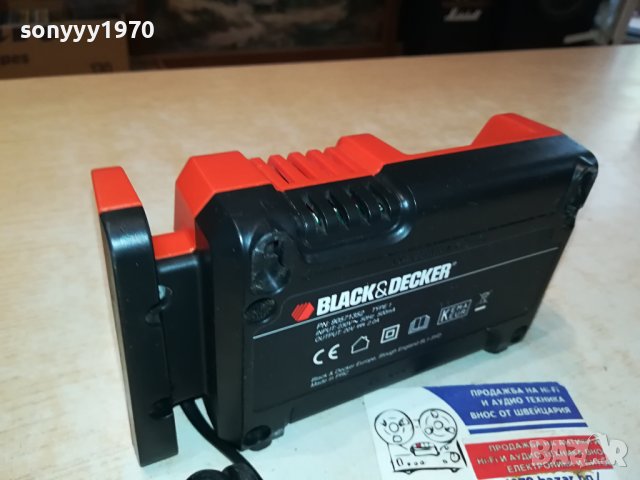 BLACK DECKER LITHIUM BATTERY CHARGER-ВНОС FRANCE 2210231723, снимка 4 - Винтоверти - 42675244
