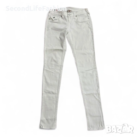Дамски дънки True Religion Section Jodie, бели размер 29 ниска талия