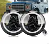 Комплект Кръгли LED фарове 7" 70W H4 – GUN1147, снимка 9