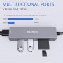 MOKiN USB Type-C Hub 5 в 1, 2xUSB 3.0, HDMI, TF/SD четец на карти, снимка 2