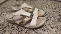 БЕЛИ БЪЛГАРСКИ САНДАЛИ СЪС ЗЛАТИСТО , снимка 3